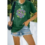 Green Casual Peace L...
